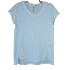 Calvin Klein Performance Tic Tac Toe Short Rolled Cuff Sleeve Waffle Tee XS NWT